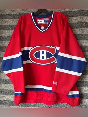2000’s CCM Montreal Canadiens NHL Hockey Jersey Men’s XL EUC